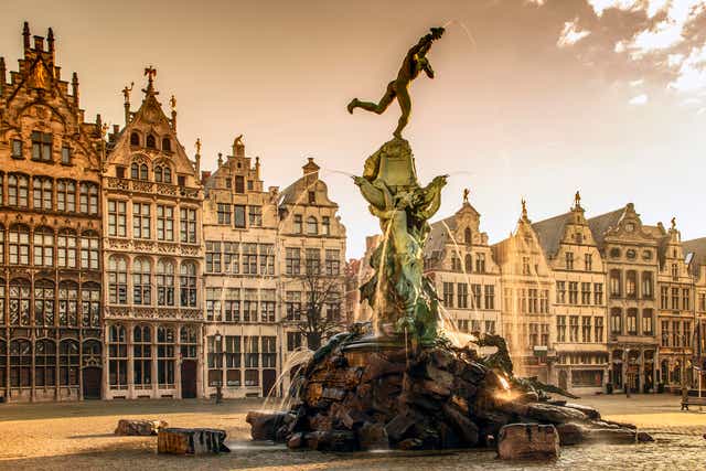 Antwerp's historic main square