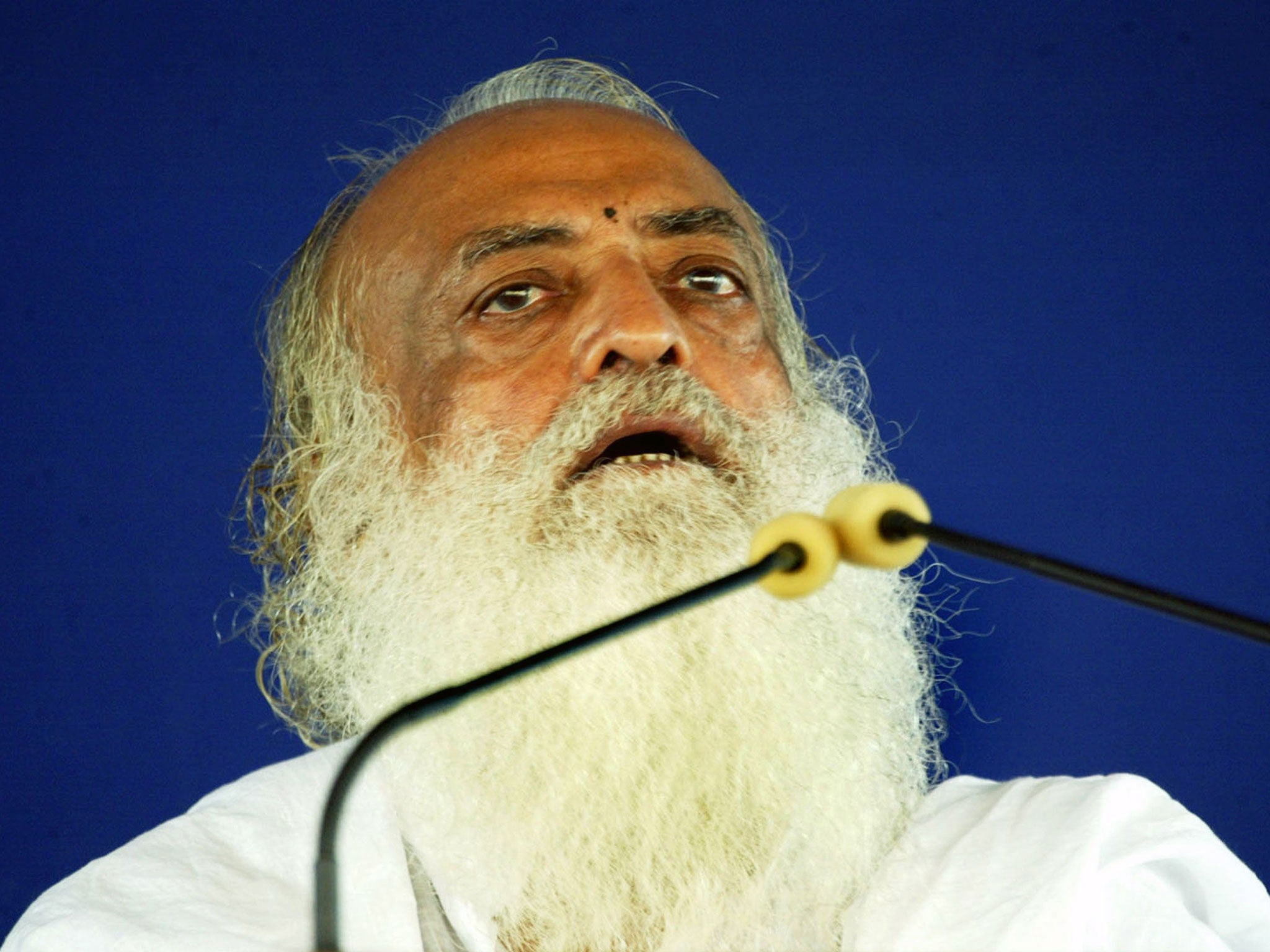 Asaram Bapu, who claims to have millions of followers, is also on trial along with his son in a separate rape case