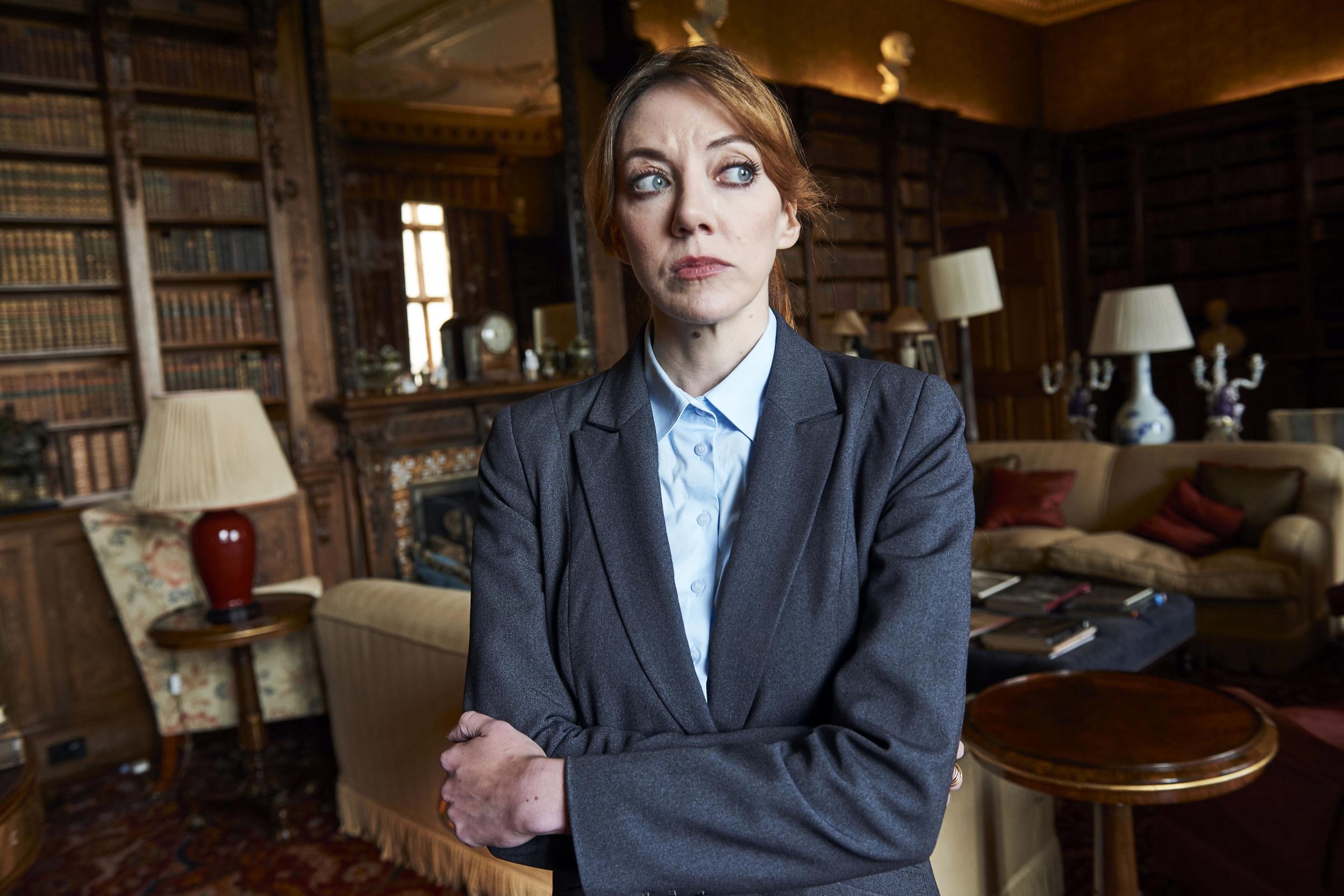 Telling it like it’s not: Diane Morgan as Philomena Cunk in ‘Cunk on Britain’