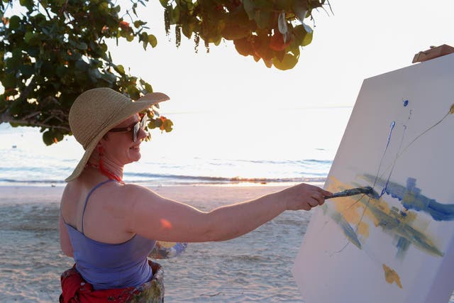 Oxford University have partnered with artist Philippa Stanton (above) to explore how sketching can help people retain information from their summer breaks
