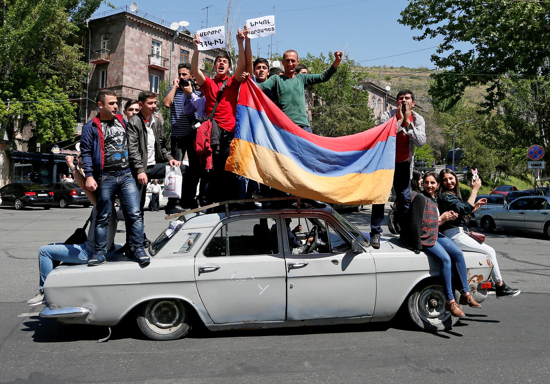 Armenia protests: Russia appears to back old regime as uncertainty grows  over future government, The Independent