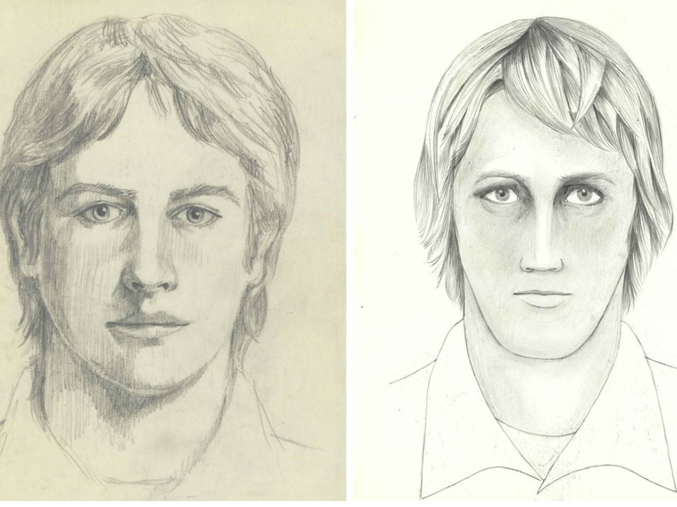 A combination image shows FBI sketches of the East Area Rapist