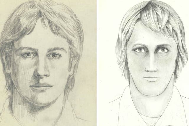 A combination image shows FBI sketches of the East Area Rapist