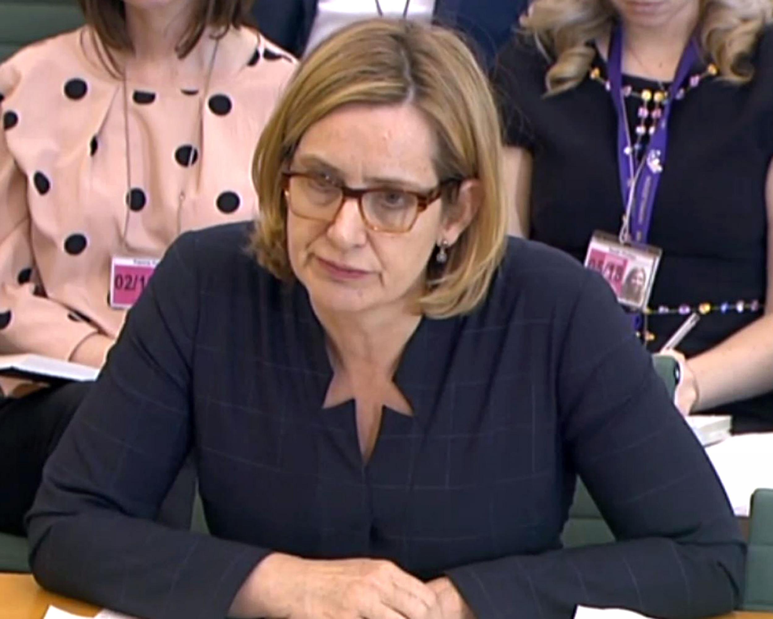 Amber Rudd revealed she did not even know about 'net removal targets' in her own department