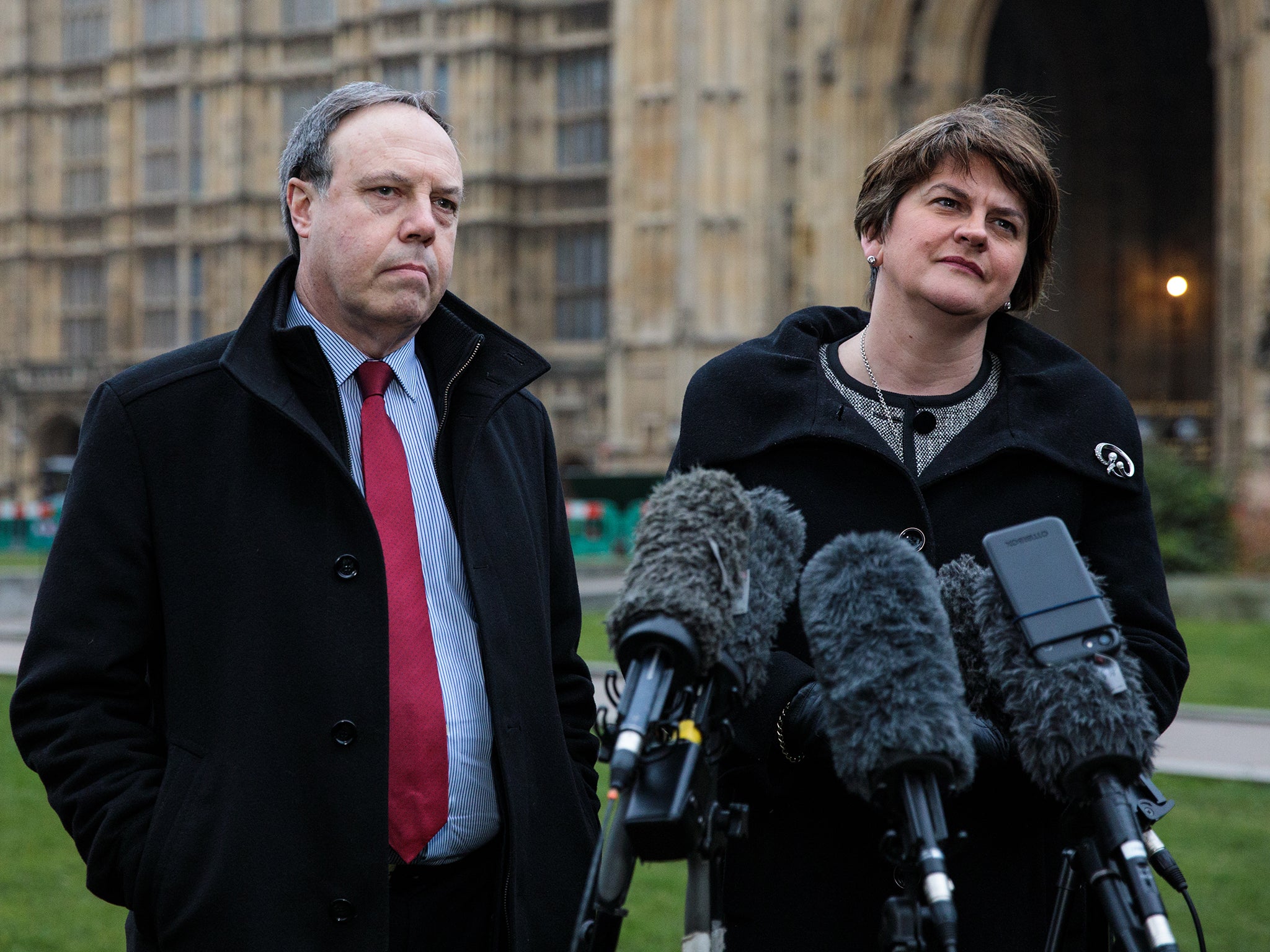 DUP leader Arlene Foster pours cold water on idea her party could shift on Brexit red lines