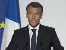 Macron says he thinks Trump will withdraw from Iran nuclear deal