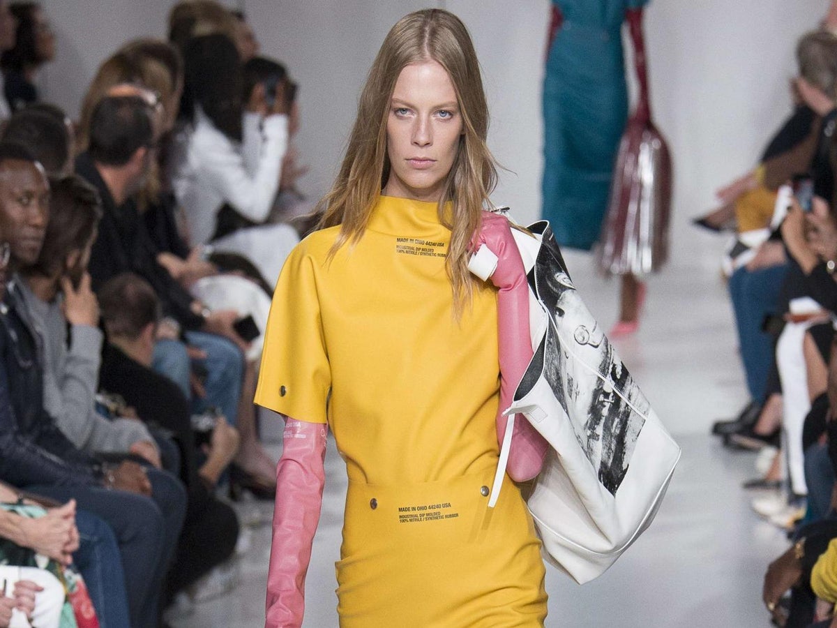Calvin Klein releases pink rubber gloves for £385 | The Independent | The  Independent