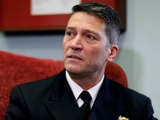 Ronny Jackson: White House doctor withdraws Veterans' Affairs candidacy after 'drunk driving' allegation