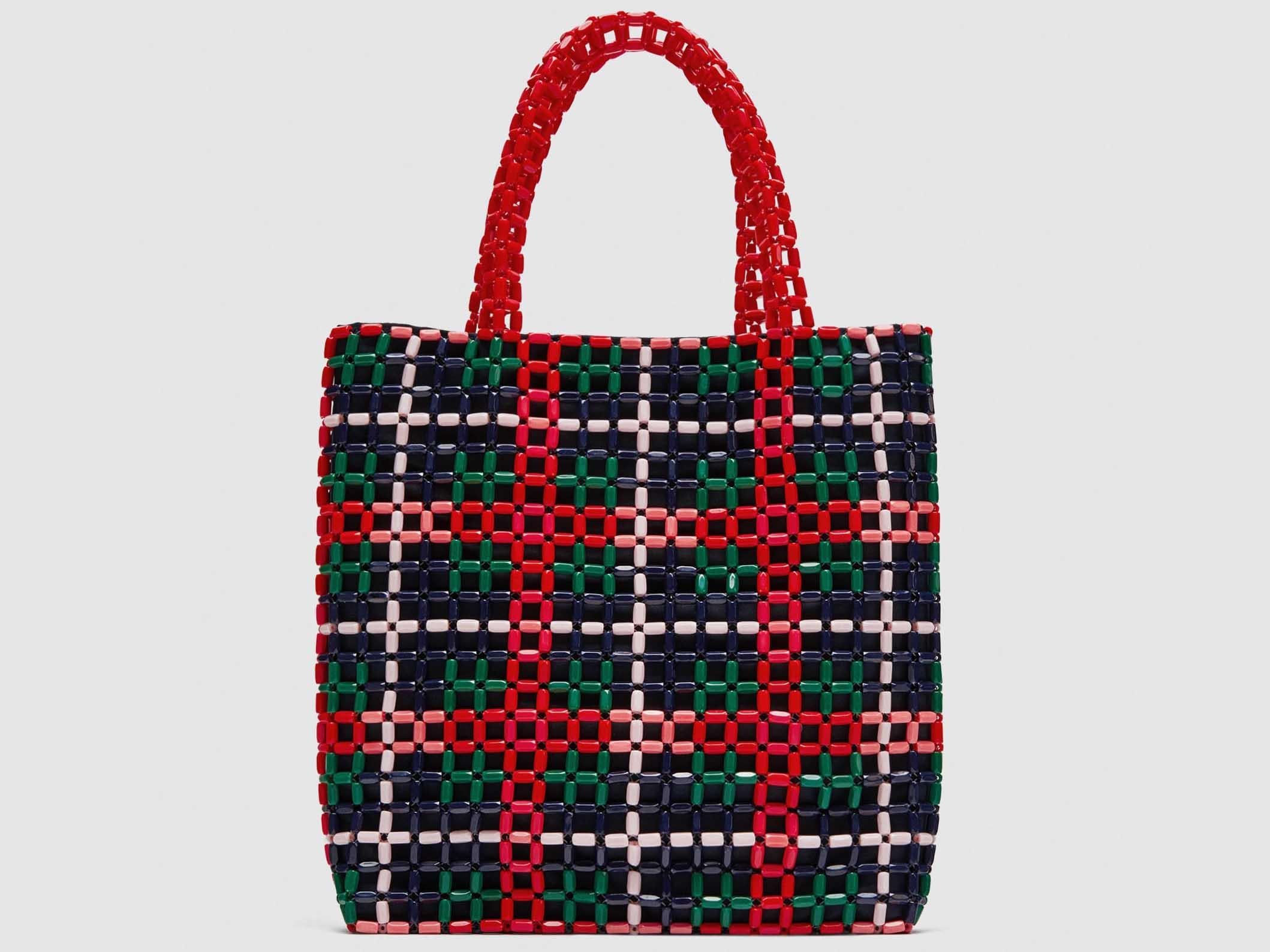 Beaded Tote Bag, £39.99, Zara