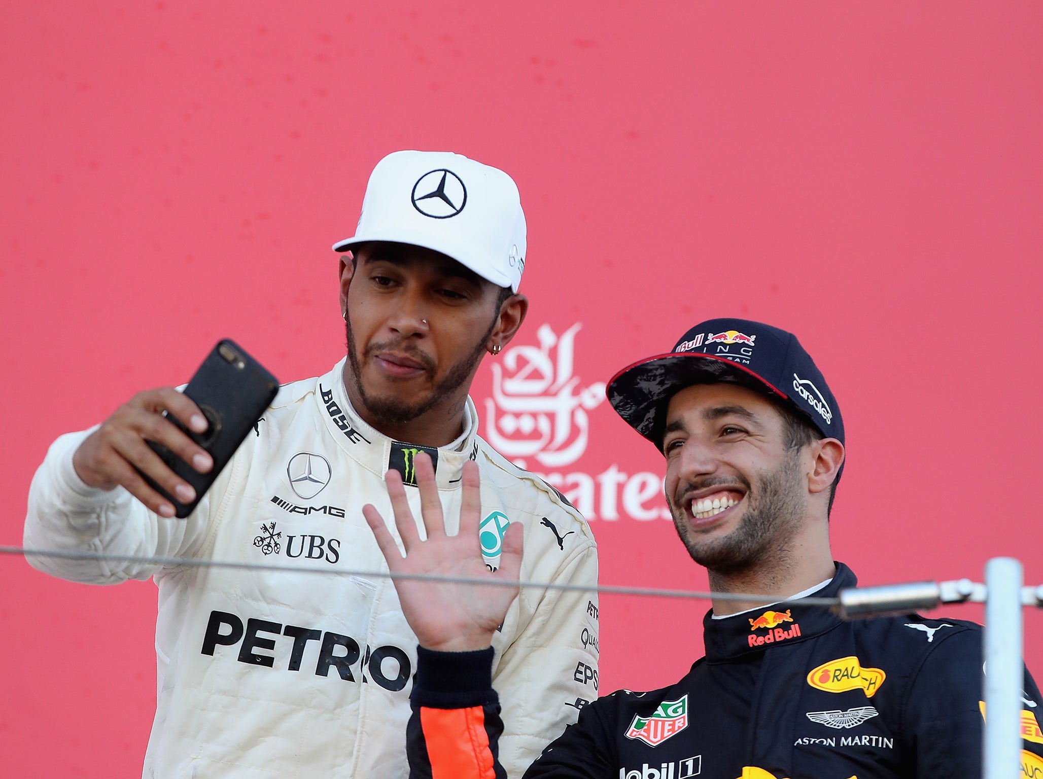 The Australian would welcome the chance to drive alongside Hamilton