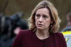 Amber Rudd resigns as home secretary, Downing Street says