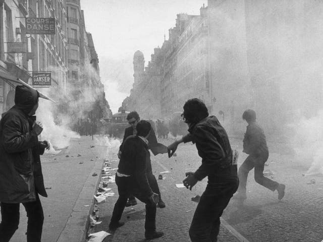 Summer’s here and the time is right: strikes and running battles between students and police brought Paris to a halt in May 1968, but the Rolling Stones observed that ‘in sleepy London town there’s just no place for a street fighting man’