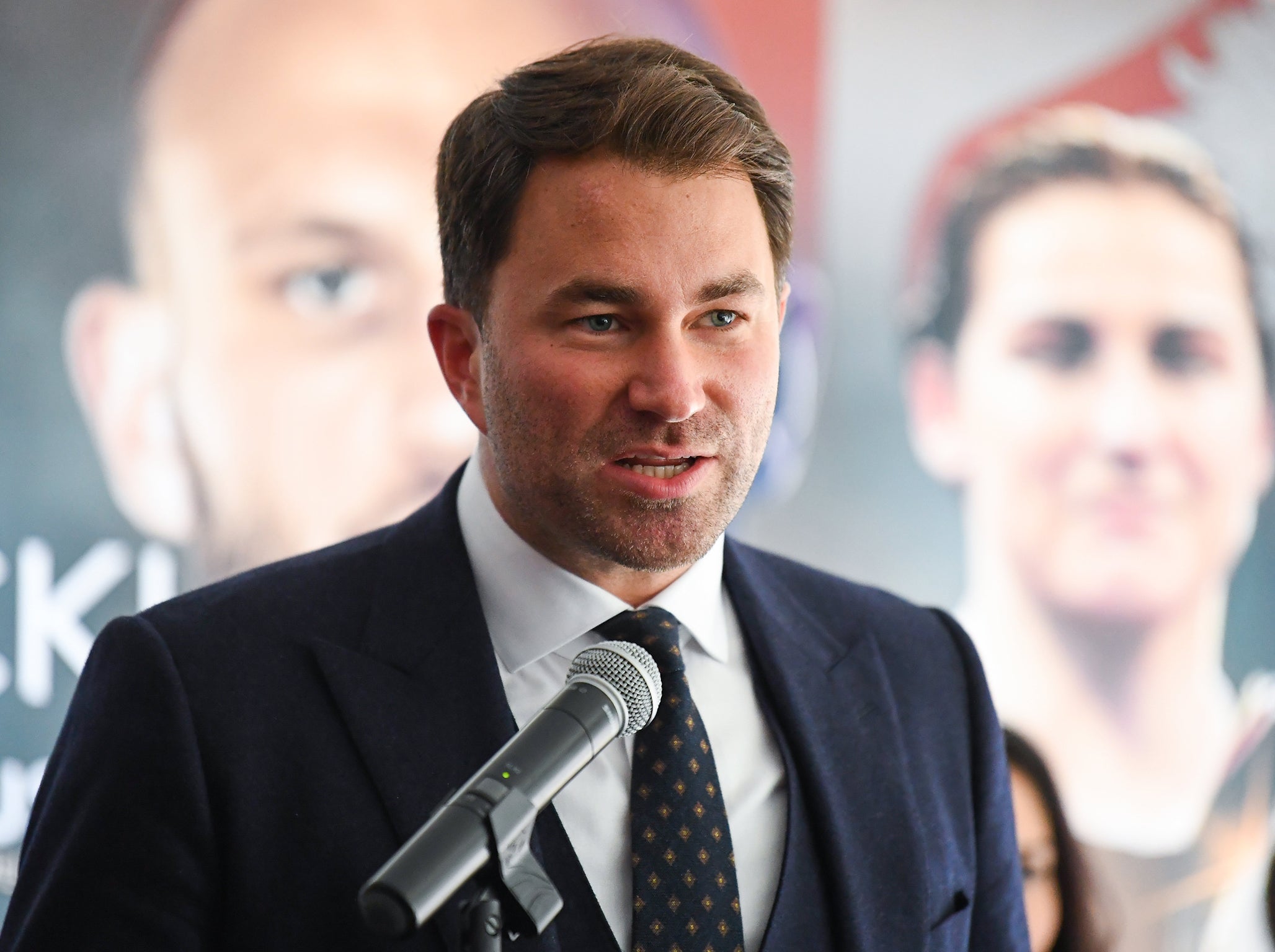 Eddie Hearn is cautious over the latest offer