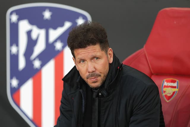 Diego Simeone arrived at the Emirates looking only to win