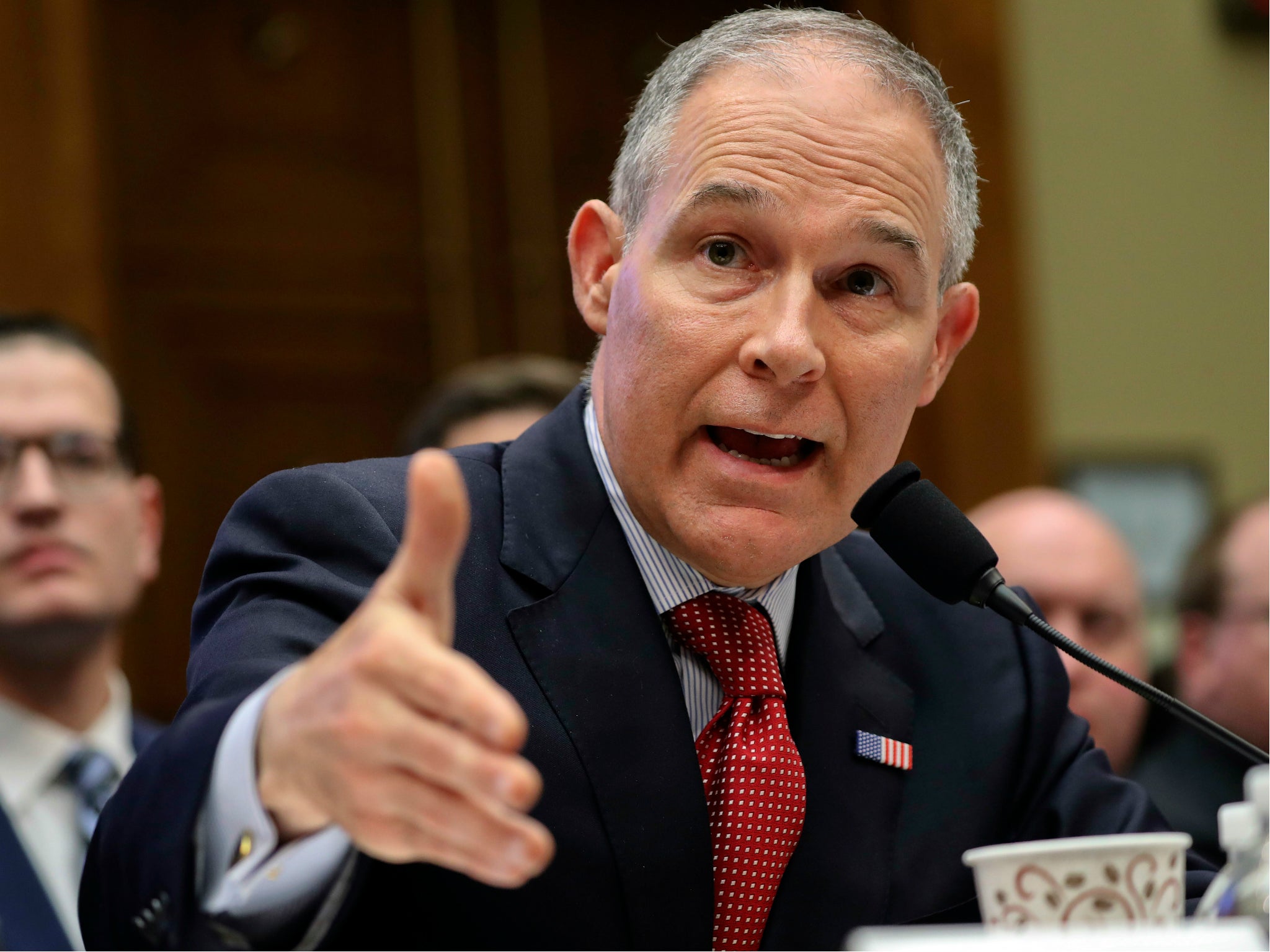 Mr Pruitt has been under fire for spending and ethics scandals during his tenure as the chief of the EPA