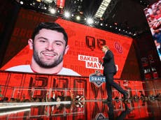 Mayfield goes to Browns as number one draft pick