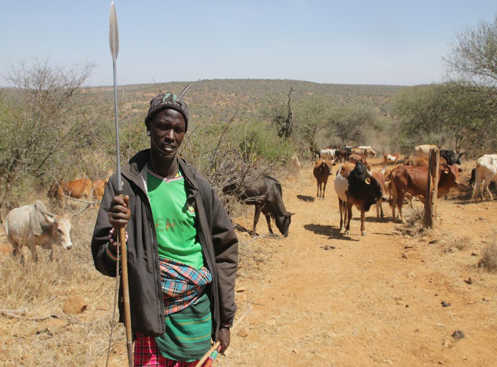 Kenyan herdsmen forced their way onto private ranches in 2017