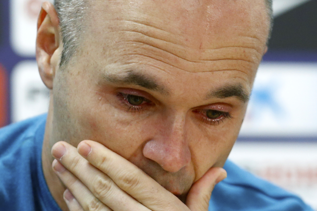 Andres Iniesta is departing the club he joined as a 12-year-old