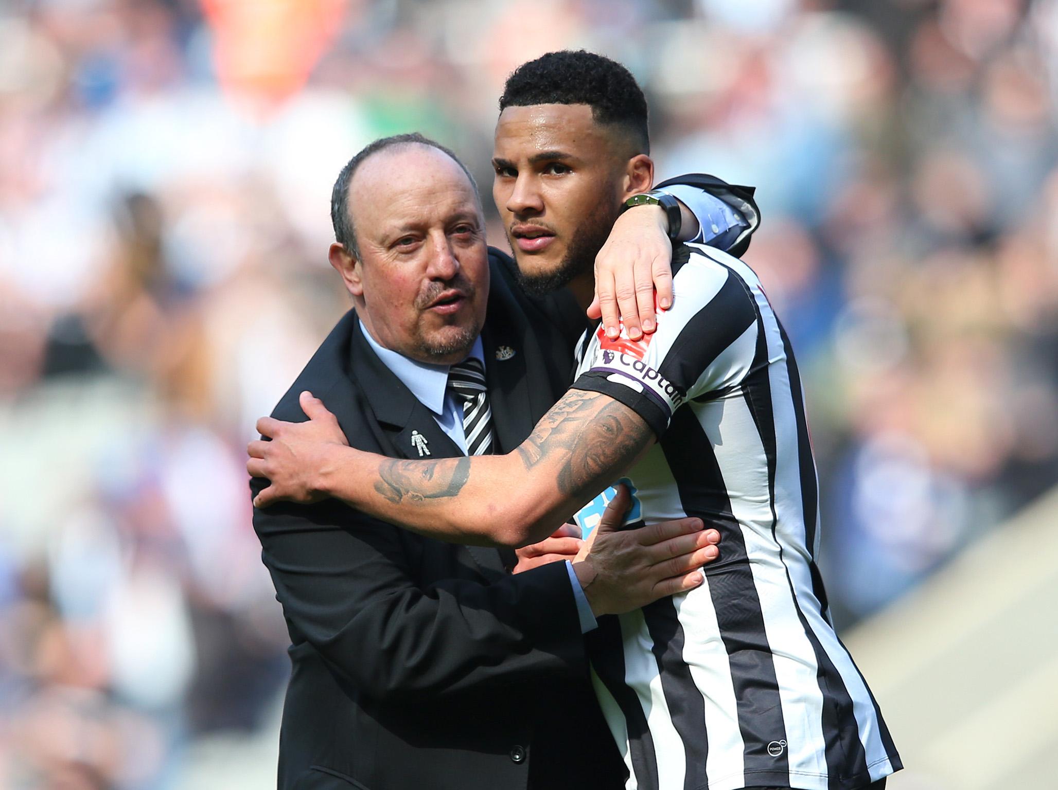 Rafael Benitez has built a rapport with players and fans on Tyneside