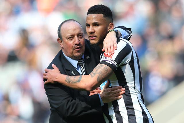 Rafael Benitez has built a rapport with players and fans on Tyneside