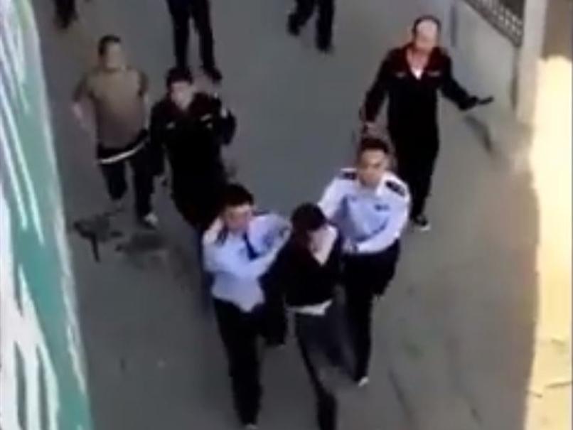 A man is arrested following a stabbing in China's Shaanxi province