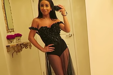 Youtuber creates incredible prom dress out of trash bags