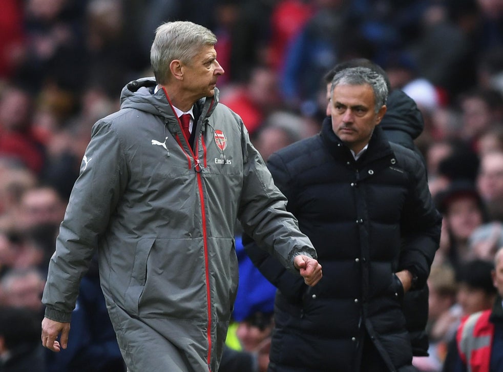 Manchester United Manager Jose Mourinho Regrets Little Negative Episodes With Arsene Wenger The Independent The Independent