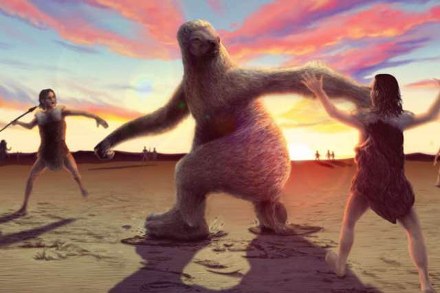 Our ancestors would have found the giant sloth an intimidating opponent