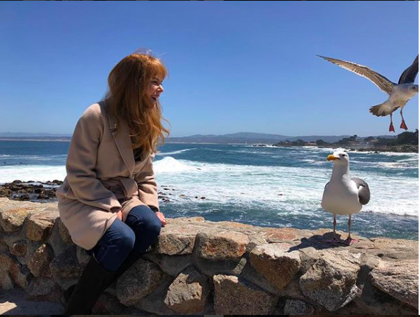 Nicole Kidman meets some Monterey locals shooting the second series of Big Little Lies
