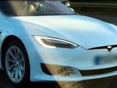 Tesla driver caught turning on autopilot and leaving driver’s seat