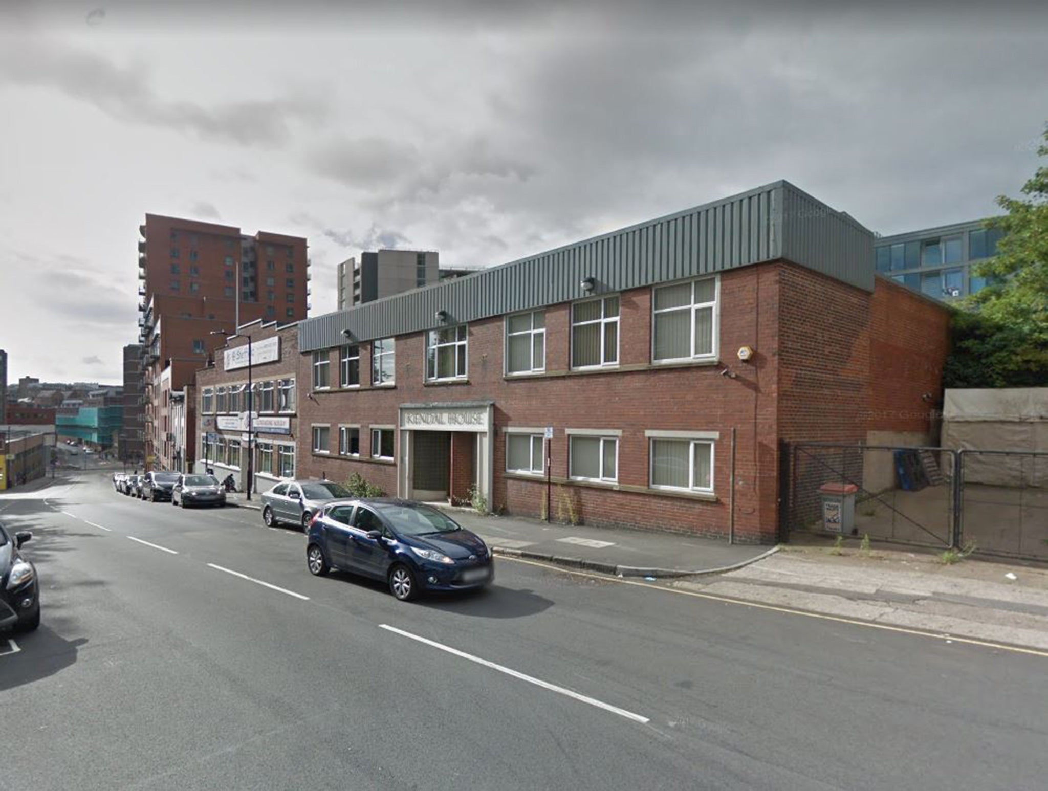 Scotland Street in Sheffield, where officers were responding to reports of an attempted rape