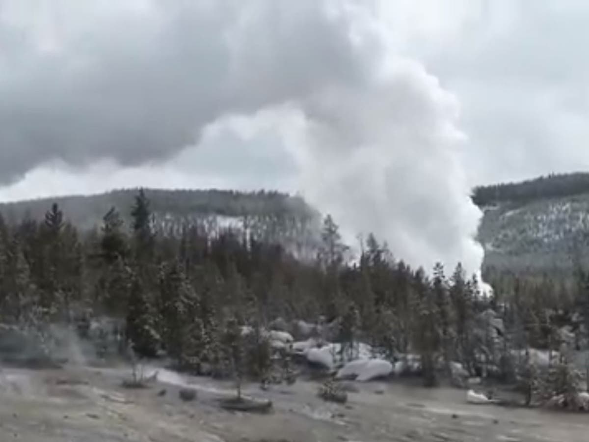 World’s biggest active geyser erupts at Yellowstone National Park for fifth time this year The