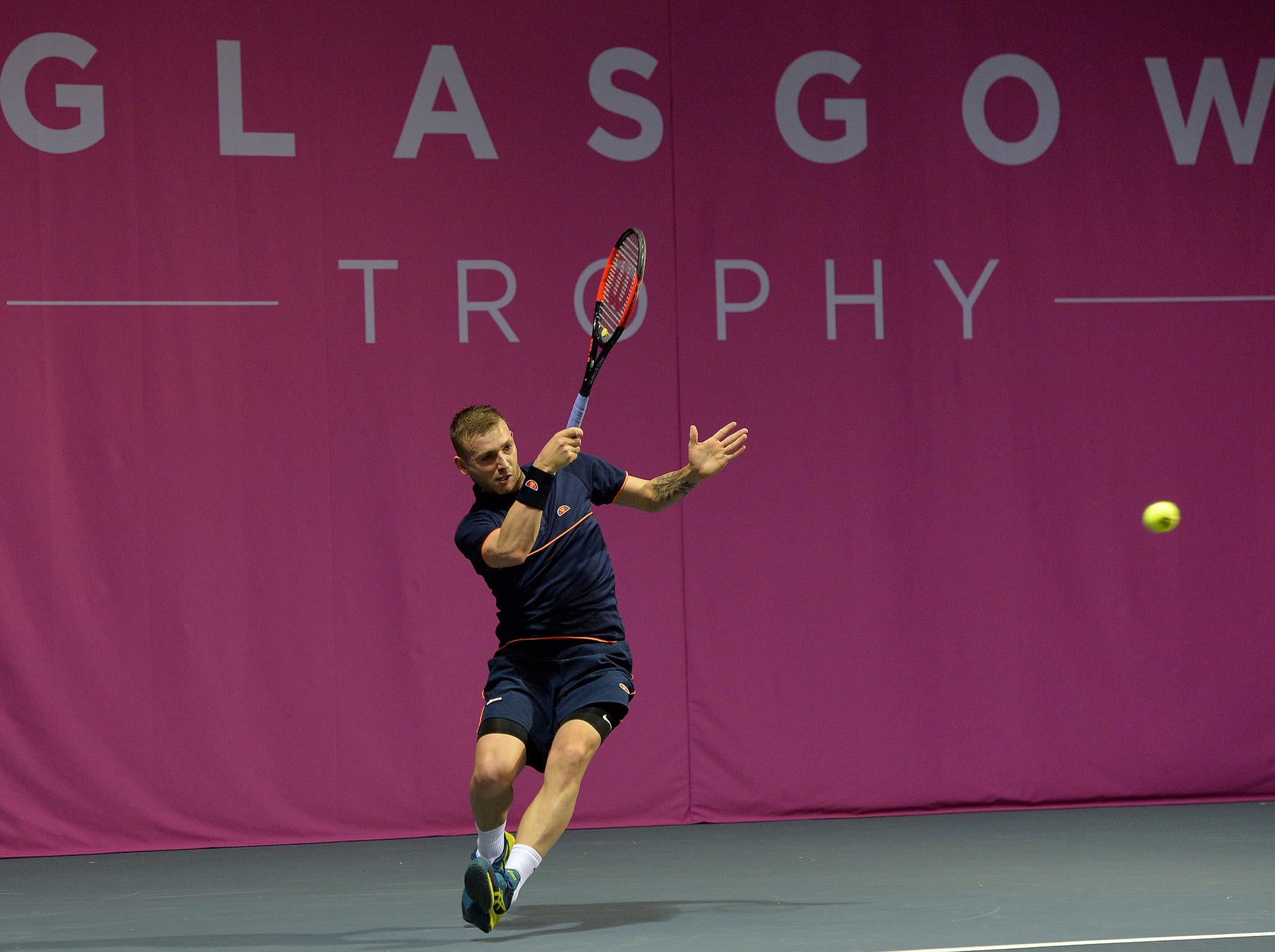 Dan Evans makes winning return to tennis in Glasgow first round: 'It felt like I'd won the tournament'