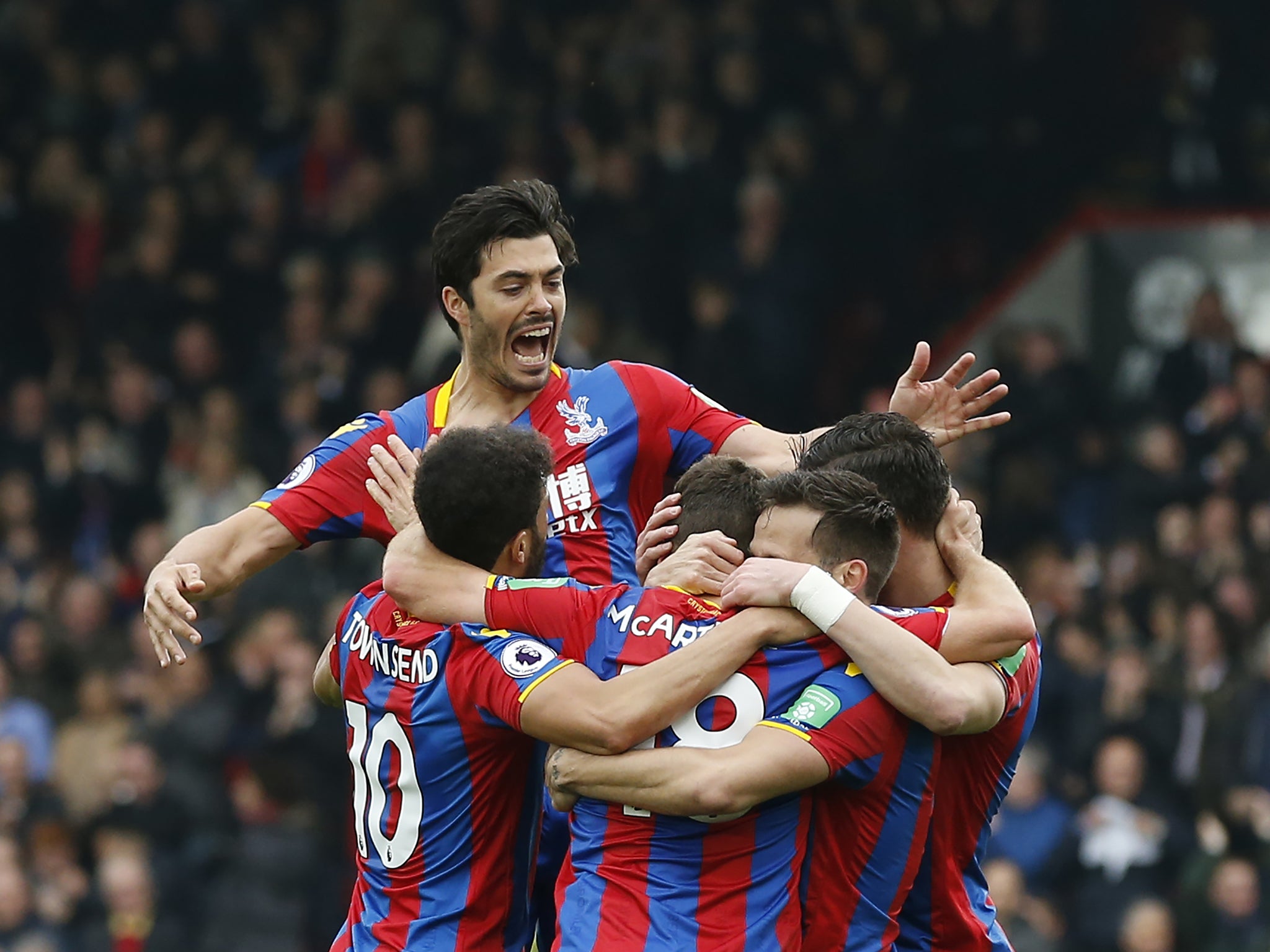 Crystal Palace thrashed Leicester City 5-0 to move up to 11th in the Premier League