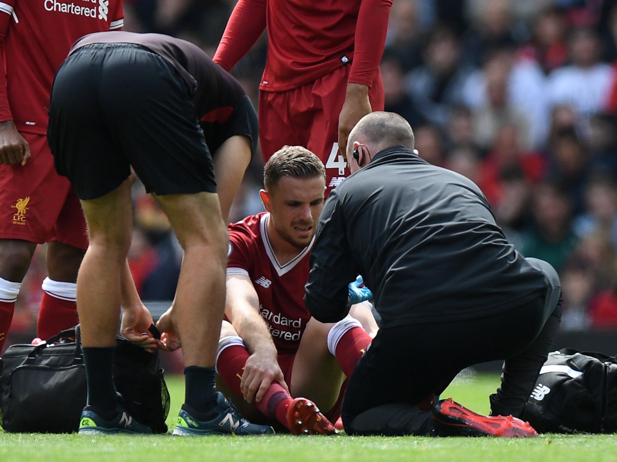 Henderson was one of those on the end of what Jurgen Klopp felt was rough treatment
