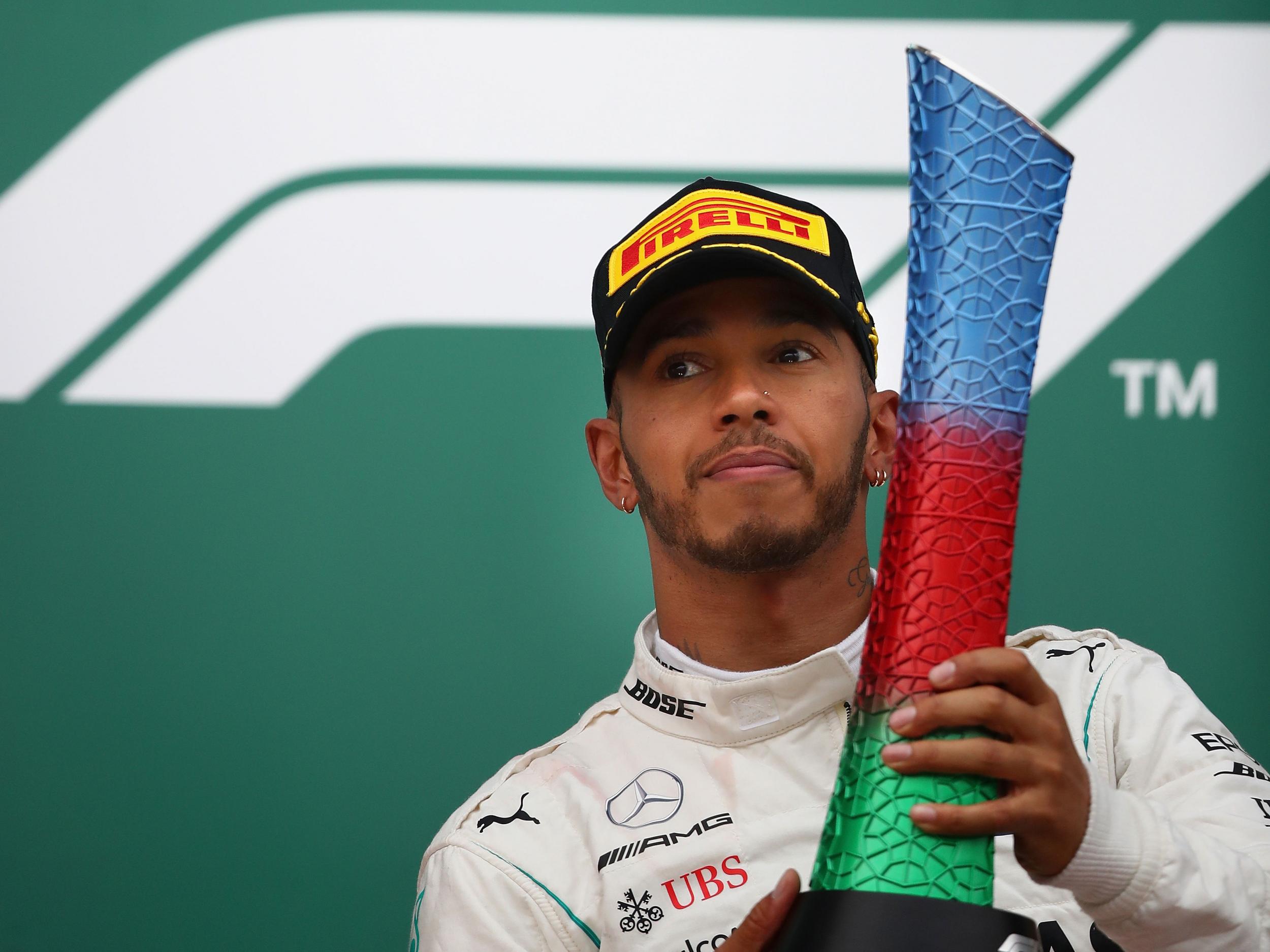 Hamilton lucked out to take the lead in the drivers' championship