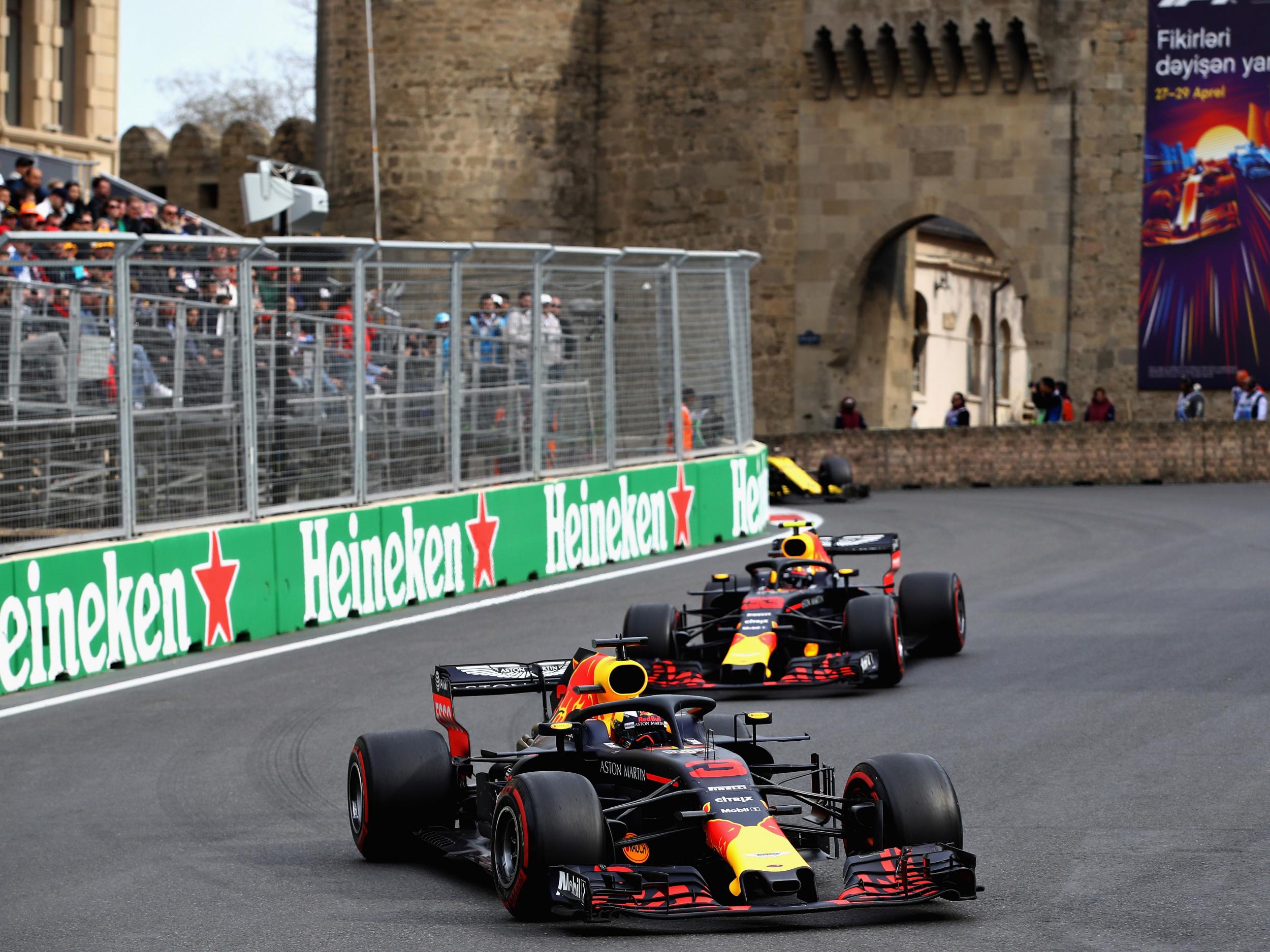 The Red Bull pair's clash was the story of the race