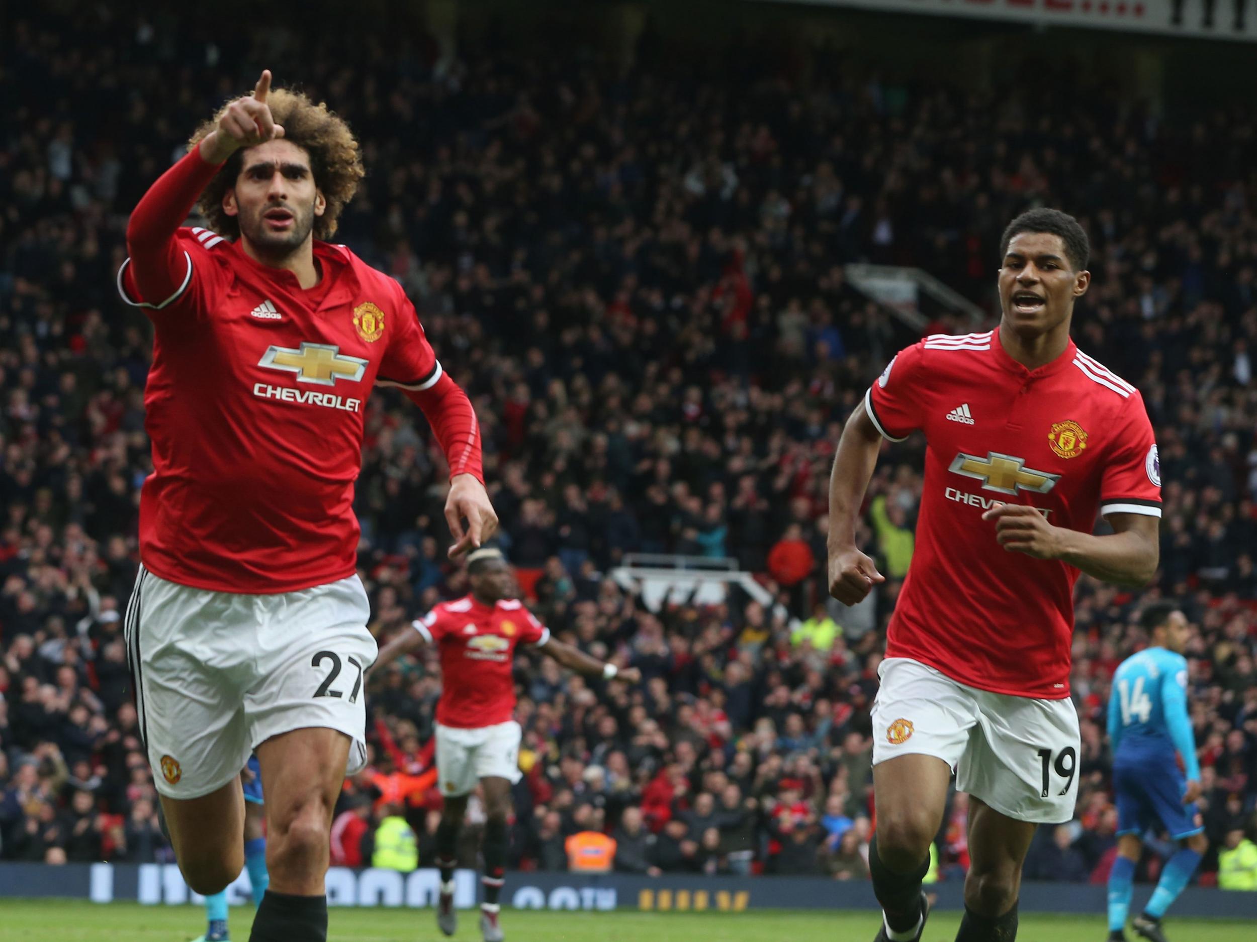 Fellaini scored the late winner at Old Trafford