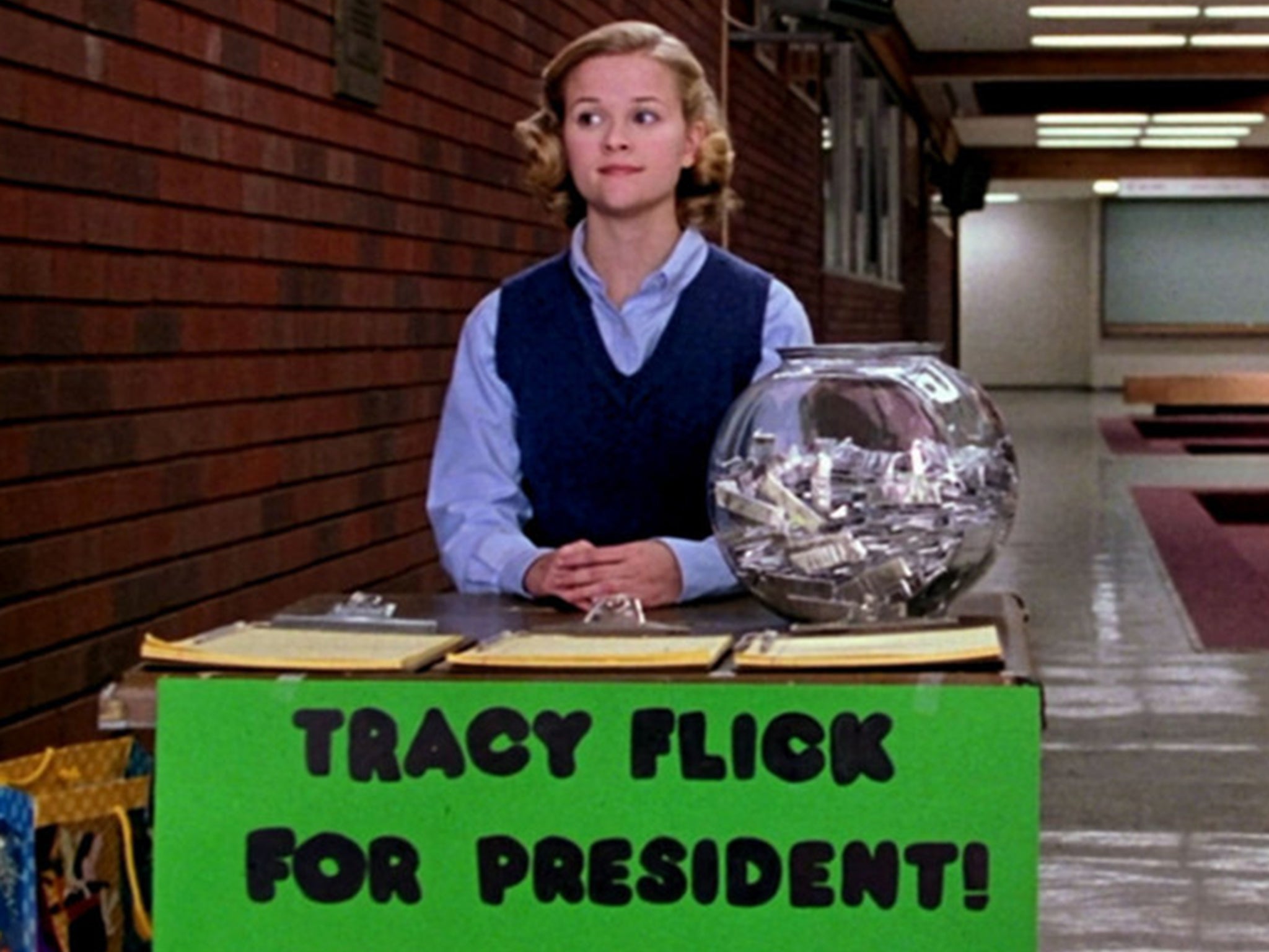 Reese Witherspoon in the 1999 college comedy ‘Election’