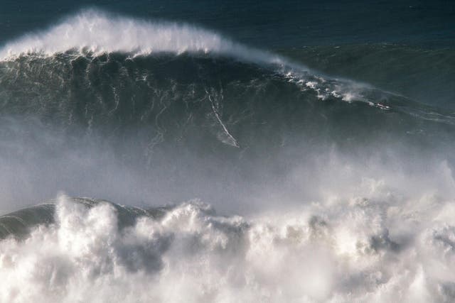 Rodrigo Koxa won the World Surf League award for the biggest wave, breaking the world record in the process