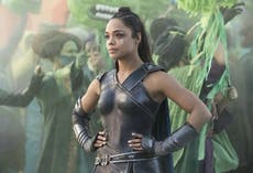 Where is Tessa Thompson's Valkyrie in Avengers: Infinity War?