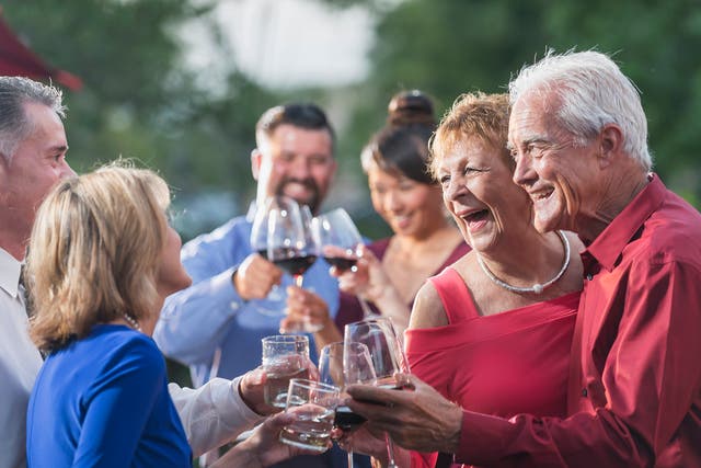 Those aged 55 to 64 are the most likely to be drinking heavily, ONS data shows.