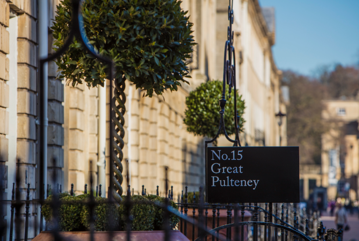 No 15. Great Pulteney has jewellery-inspired interiors