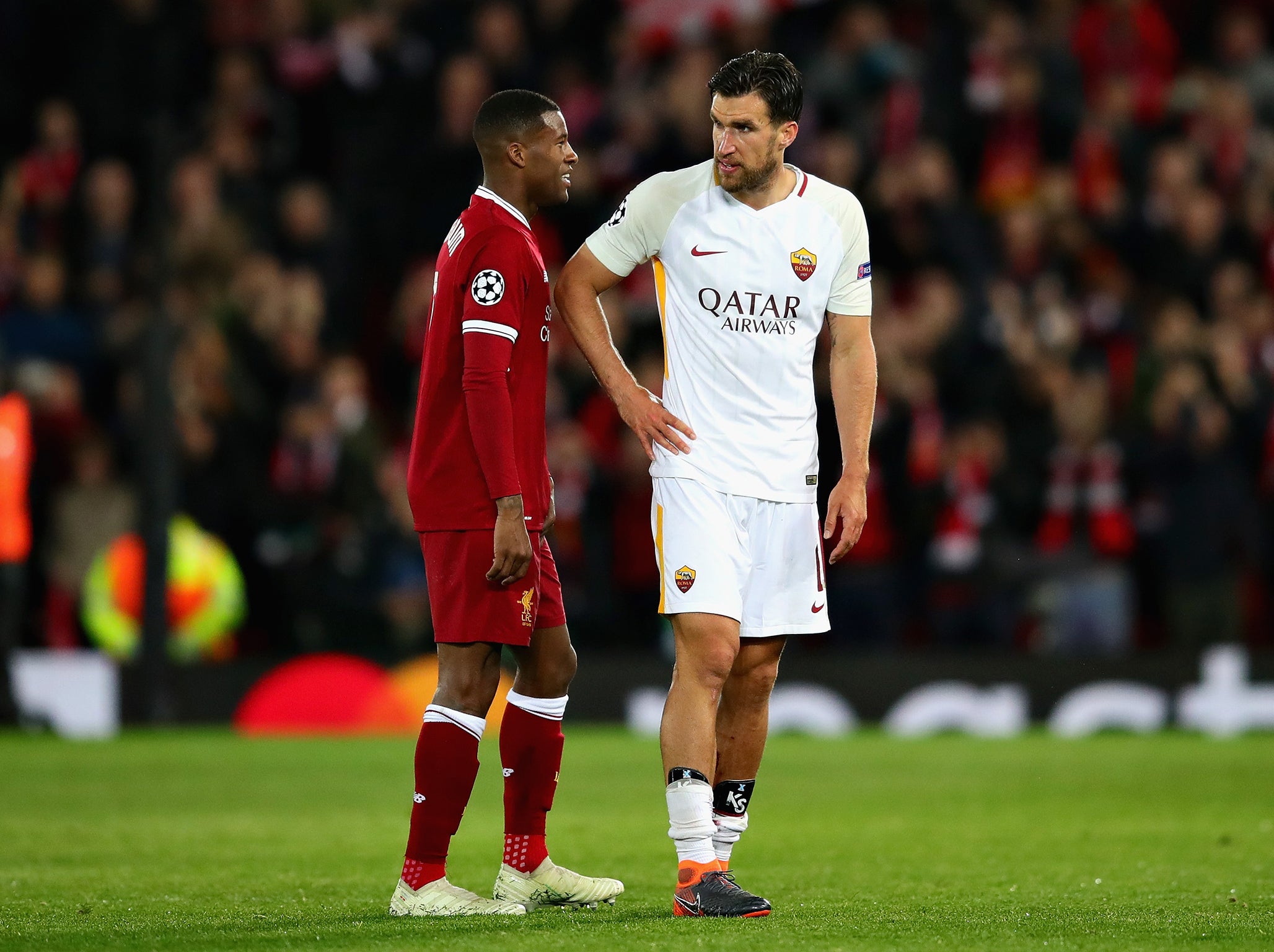 Wijnaldum seized his chance in midfield against Strootman