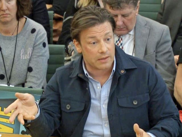 Jamie Oliver gives evidence to the Health and Social Care Committee about child obesity
