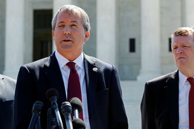 Texas Attorney General Ken Paxton is trying to do what Donald Trump has so far been unable to