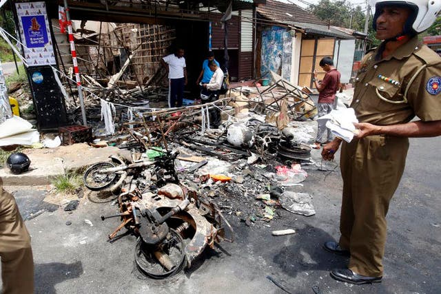 The aftermath of anti-Muslim violence in Kandy
