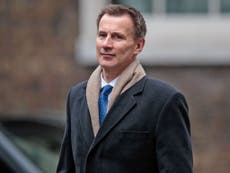 Jeremy Hunt says people are willing to pay higher taxes amid NHS row