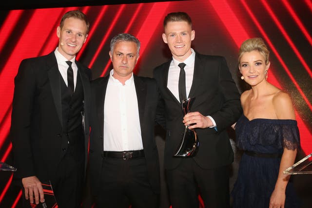 McTominay was given a special award by Mourinho
