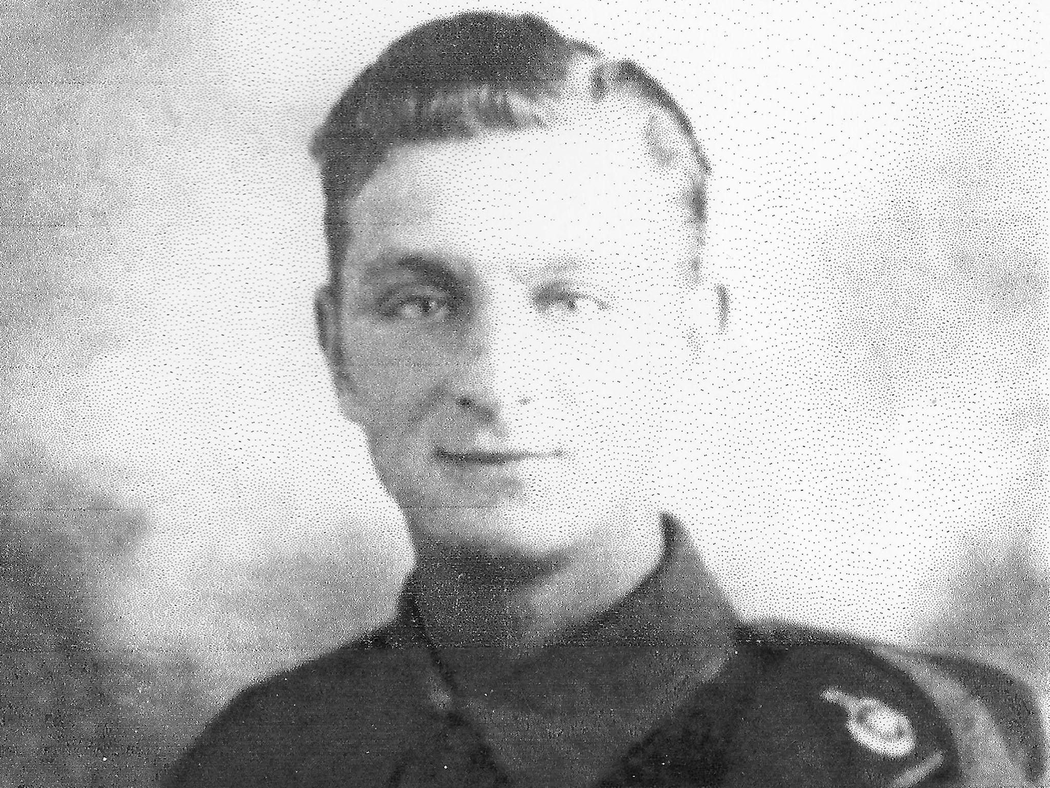 Parker as a young soldier. He lied about his age in order to enlist at a royal marines recruitment office